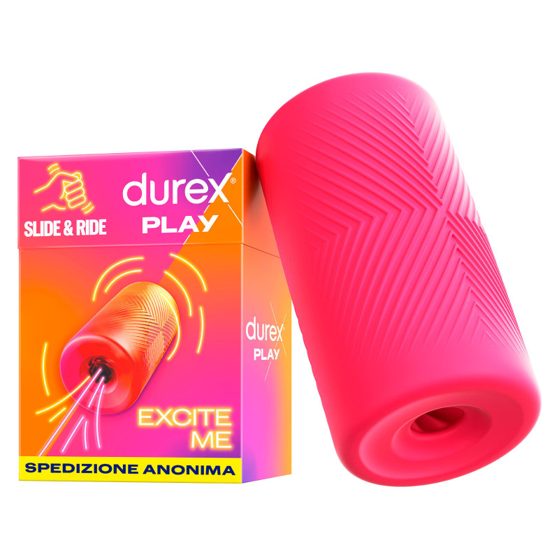 Durex Play Excite Me Slide e Ride Masturbatore con Nervature Uomo