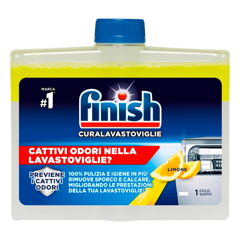 Finish Curalavastoviglie Limone a Ciclo Vuoto da 1 Ciclo
