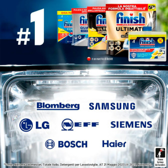 Finish Curalavastoviglie Limone a Ciclo Vuoto da 1 Ciclo