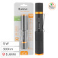 Uniross GX200 Torcia LED 5W 300lm Multifunzione Ricaricabile IPX4 con Cavo USB - mod. U322538