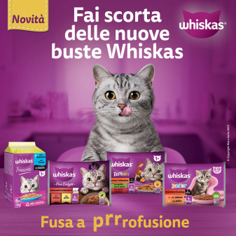 Whiskas Cibo per Gatti Pranzetti in Salsa Carni Bianche