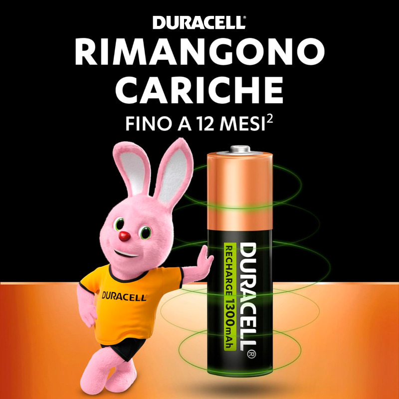 Batteria Ricaricabile Extracell AA Stilo 2400mAh NiMh 1,2V
