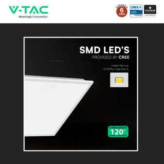V-Tac VT-61044 Pannello LED CREE Quadrato 60x60 40W
