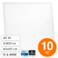 V-Tac VT-61044 10 Pannelli LED Quadrati 60x60 40W SMD Chip CREE a Incasso con Driver Starsense - SKU 241456 / 241466
