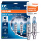 Osram Cool Blue Intense Next Gen 55W Fari Alogeni Auto 12V - 2 Lampadine Alogene H1