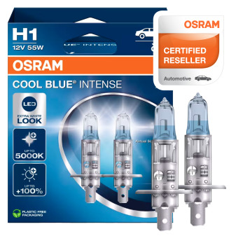 2 Lampadine per Auto Cool Blue Intense Next Gen H1 12V 55W Osram