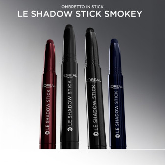 L'Oréal Paris Le Shadow Stick Smokey Ombretto Colore 490 All Night Black