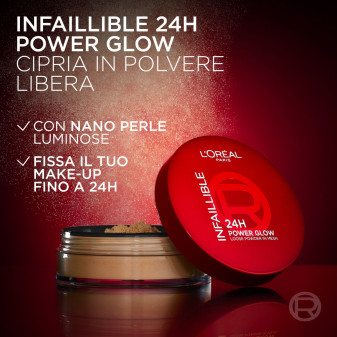 L'Oréal Paris Infaillible 24h Power Glow Cipria in Polvere Universal