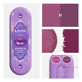 NYX Kit Duo Labbra Bridgerton 02 Matita + Lucidalabbra