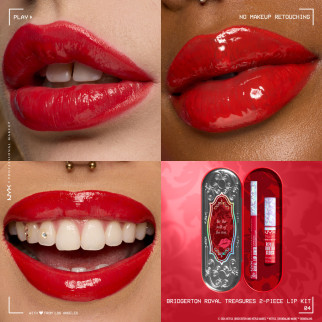 NYX Kit Duo Labbra Bridgerton 04 Matita + Lucidalabbra