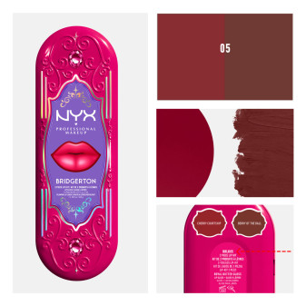 NYX Kit Duo Labbra Bridgerton 05 Matita + Lucidalabbra