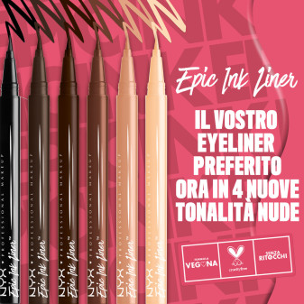 NYX Professional Makeup Epic Ink Liner Eyeliner in Penna Black