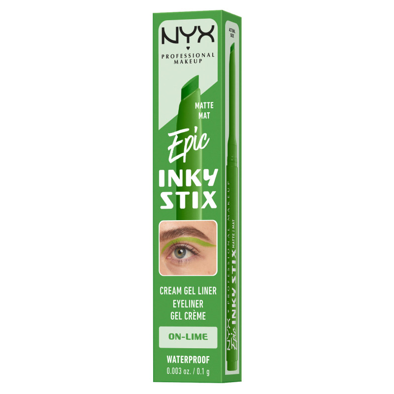 NYX Professional Makeup Epic Inky Stix Eyeliner 13 On-Lime