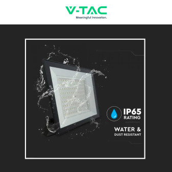 Faro LED 100W SMD IP65 Colore Nero V-Tac VT-44109