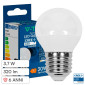 V-Tac VT-1830 Lampadina LED E27 3,7W MiniGlobo G45 SMD Chip CREE - SKU 2141606 / 2141626 / 2142076