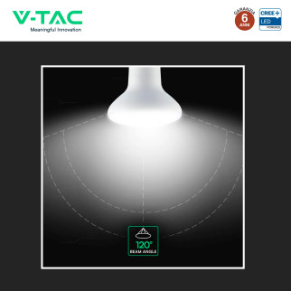 V-Tac VT-280 Lampadina LED E27 11W Reflector R80 SMD Chip CREE