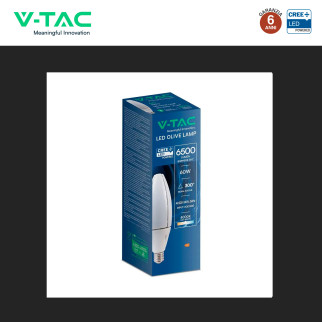 V-Tac VT-260 Lampadina LED E40 60W Oliva SMD Chip CREE
