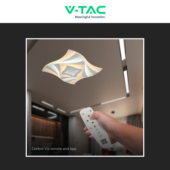 V-Tac Plafoniera LED a Superficie 75W SMD CCT 3in1 Dimmerabile