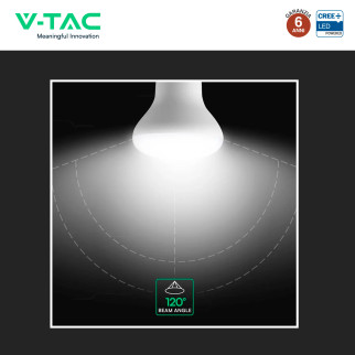 V-Tac VT-263 Lampadina LED E27 8,5W Reflector R63 SMD Chip CREE