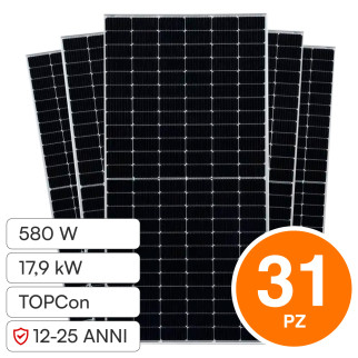 Pannelli Fotovoltaici 580W TIER 1 TOPCon IP68 V-Tac Austa Osda