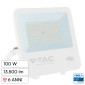 V-Tac VT-44101 Faro LED Faretto100W SMD Chip CREE IP65 IK05 Colore Bianco - SKU 242106 / 242116