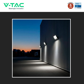 V-Tac VT-44153 Faro LED 150W SMD Chip CREE IP65 IK05 Nero