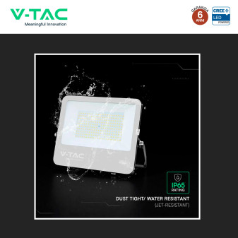 V-Tac VT-44153 Faro LED 150W SMD Chip CREE IP65 IK05 Nero