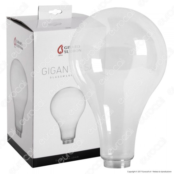 Girard Sudron Gigantessa Copertura in Vetro Trasparente Liscio con Girard Sudron Gigantessa Copertura in Vetro Trasparente Liscio con