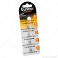 Uniross Pile Alcaline a Bottone AG12 / LR1142 / G12 / LR43 / 186 / 386 1,5V - Blister da 5 Batterie