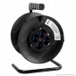 Wiva Prolunga Avvolgicavo Senza Cavo con 4 Prese Multistandard Colore Nero - mod. 31500810 [TERMINATO]