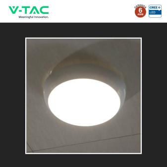 Plafoniera LED 20W SMD Chip CREE IP65 IK08 3in1 CCT V-Tac