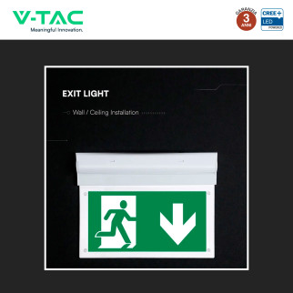 Lampada LED Uscita di Emergenza 2W SMD CREE IP20 V-Tac