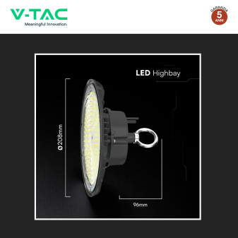 V-Tac VT-91102 Lampada Industriale LED UFO 100W SMD High Bay