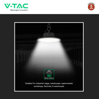 V-Tac VT-91102 Lampada Industriale LED UFO 100W SMD High Bay
