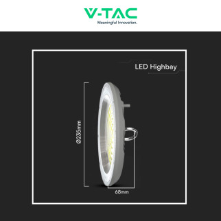 V-Tac VT-91100Lampada Industriale LED UFO 100W SMD High Bay