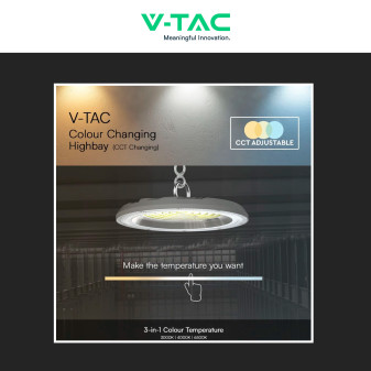 V-Tac VT-91100CCT Lampada Industriale LED UFO 100W SMD High Bay