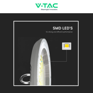 V-Tac VT-91100CCT Lampada Industriale LED UFO 100W SMD High Bay