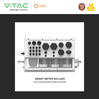 V-Tac Inverter Trifase Ibrido On-Grid / Off-Grid 15kW IP66