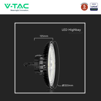 V-Tac VT-90202 Lampada Industriale LED UFO 120/150/200W SMD IP65