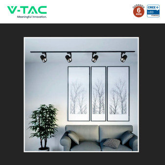 V-Tac VT-11135 Faretto LED da Binario Track Light COB Chip CREE