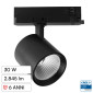 V-Tac VT-11130 Faretto LED da Binario 30W Track Light COB Chip CREE Colore Nero - SKU 241606 / 241616 / 241626