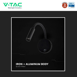 V-Tac VT-88063 Lampada LED da Muro 3W SMD Applique da Lettura