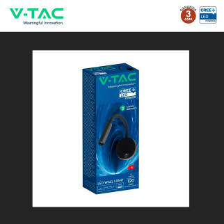 V-Tac VT-88063 Lampada LED da Muro 3W SMD Applique da Lettura