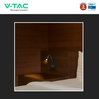 V-Tac VT-88064 Lampada LED da Muro 3W SMD Applique da Lettura