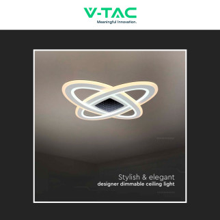 V-Tac VT-7962 Plafoniera LED a Superficie 130W SMD CCT Dimmerabile