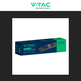 V-Tac VT-24152-S Alimentatore Led Slim 150W 24V 6,25A Per Uso Interno