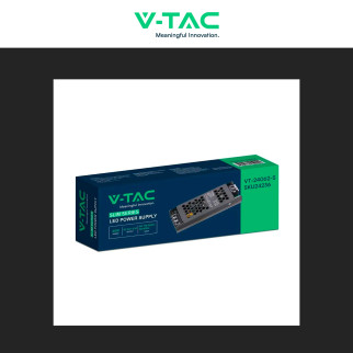 V-Tac VT-24062-S Alimentatore Led Slim 60W 24V 2,5A Per Uso Interno