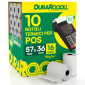 DuraRoooll Rotoli Carta Termica POS 16m Compatibili con Nexi SumUp Pax Axerve e Ingenico Ø36x57mm - Confezione da 10 Rotoli