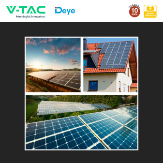 V-Tac Deye Inverter Monofase Ibrido On-Grid / Off-Grid 16kW IP65