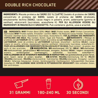 Gold Standard Proteine Doppio Cioccolato Optimum Nutrition